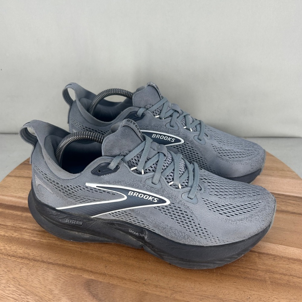 Brooks Glycerin 22 Mens Running Shoes Grey Wide 2E 1104452E078 Size 8 D Cushion
